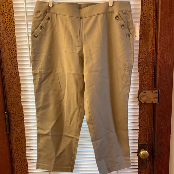 BRAND NEW, Signature Slimming ankle pant, khaki, size 20W - Picture 1 of 6